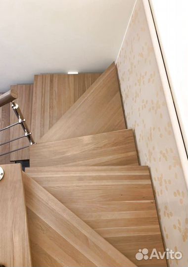 Лестница г-образная на дачу