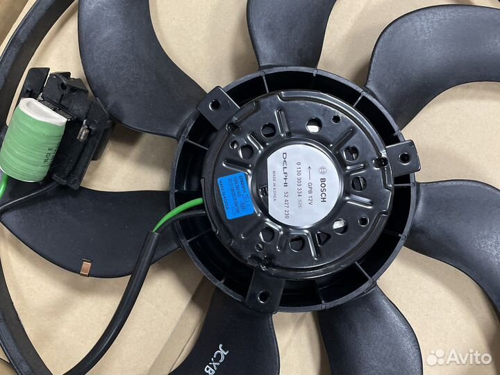 Вентелятор охлаждения Cruze, Astra J