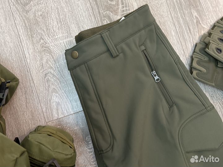 Тактический костюм softshell олива