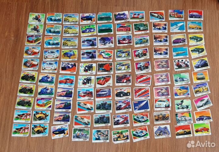 Вкладыши от жвачки turbo