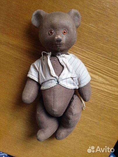 Мишка старинный 15см, винтаж, СССР