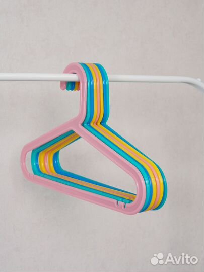 Плечики детские багис икеа разноцветные