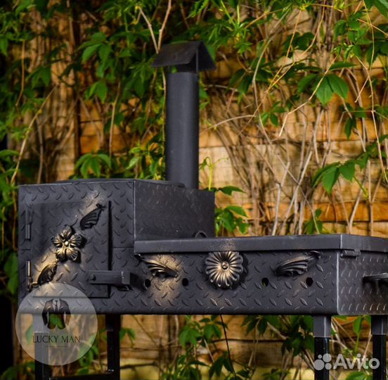 Мангал / казан сталь 4 мм. Подарочный