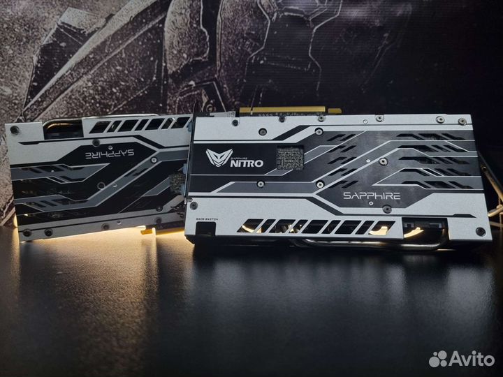 Видеокарты RX580 8GB Sapphire nitro+