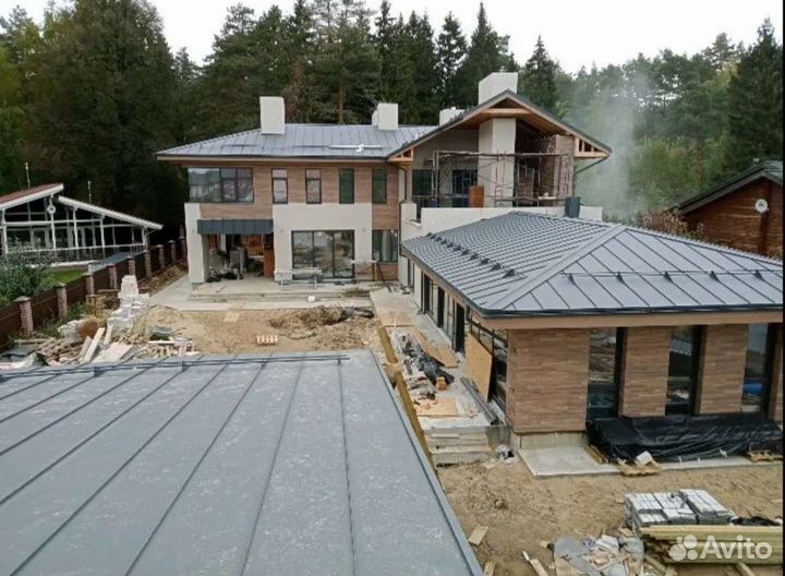 Фальцевая кровля, аренда станка сфп-700