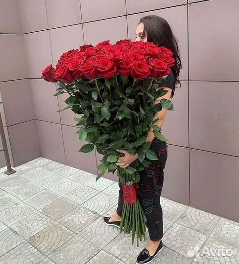 Высокие розы Букеты с доставкой