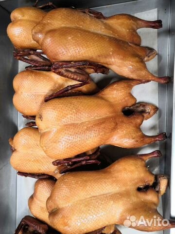 Утка горячего копчения