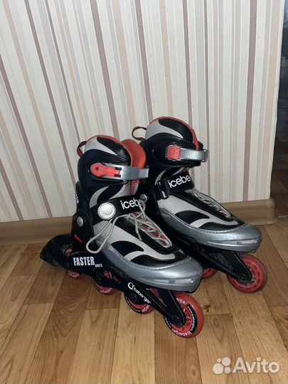 Ролики детские раздвижные iceberger 34-37р