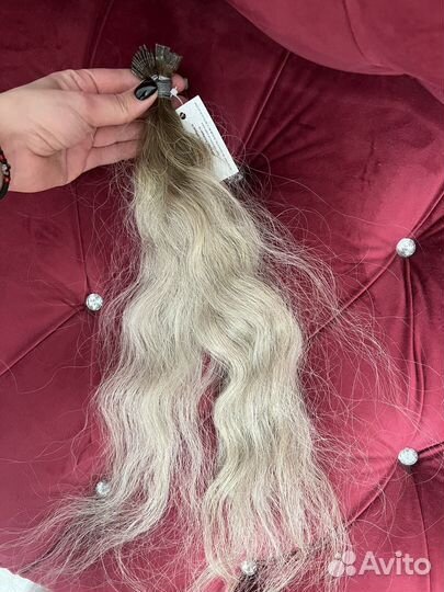 Волосы натуральные для наращивания в капсуле