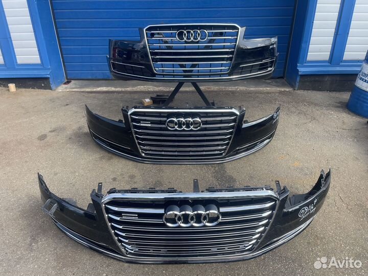 Бампер передний Audi A8 D4 2013-2018 В сборе Целый