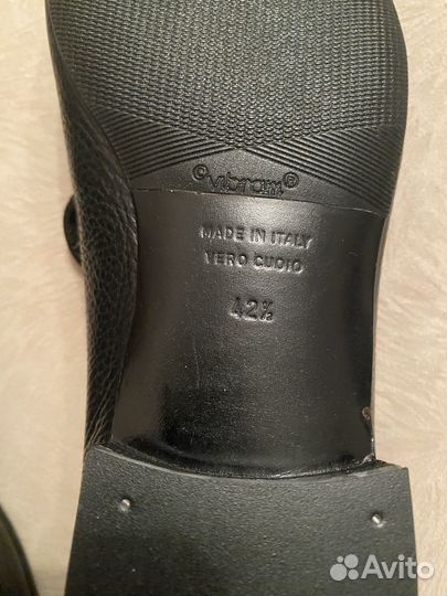 Туфли мужские Италия кожаные 42,5 размер