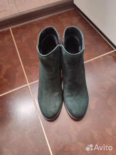 Ботильоны 38 натуральная замша
