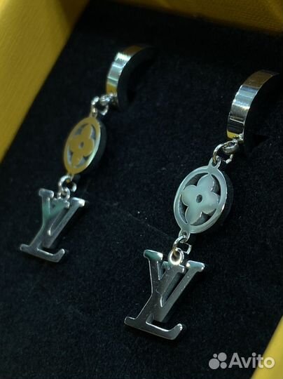 Серьги Louis Vuitton lux новинка