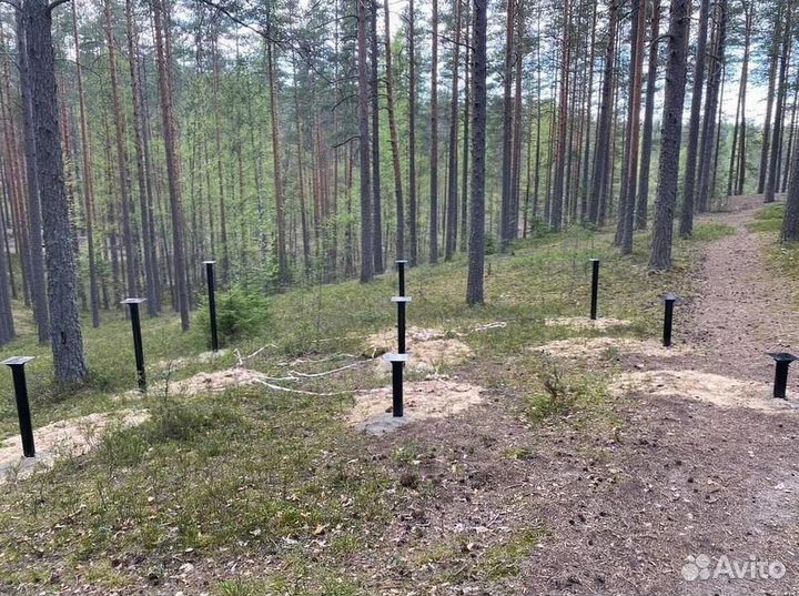 Винтовые сваи под ключ установка