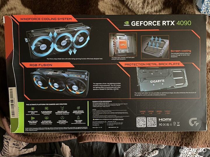 Видеокарта rtx 4090 Gigabyte