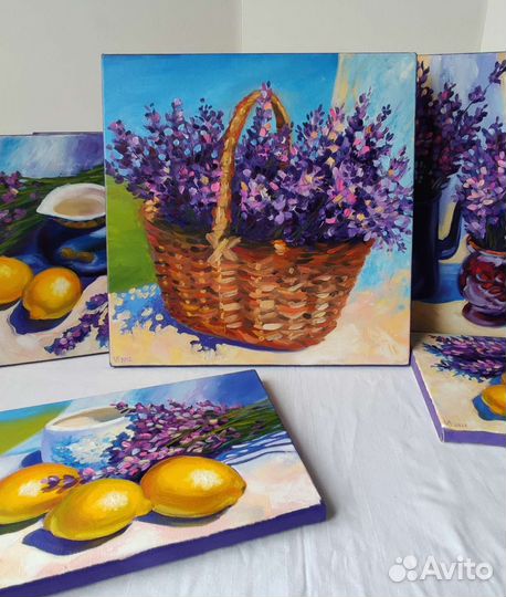 Картина маслом на холсте цветы