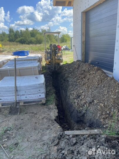 Услуги аренда мини экскаватора
