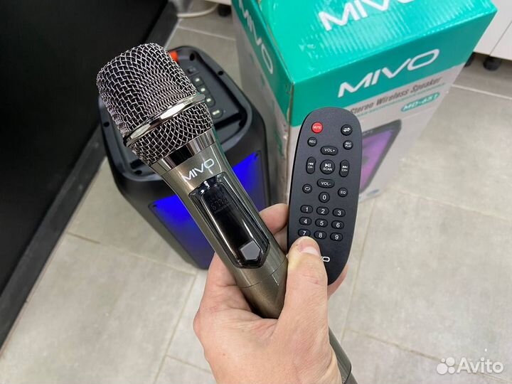 Колонка Mivo 651 с микрофоном караоке