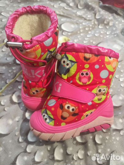 Сноубутсы 21 размер на девочку