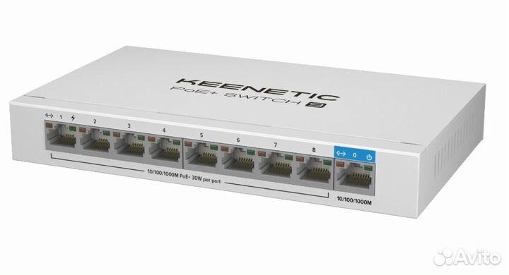 Коммутатор Keenetic PoE+ Switch 9 (KN-4710)