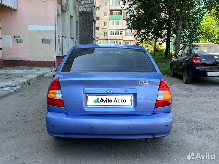 Hyundai Accent 1.5 AT, 2005, 209 314 км