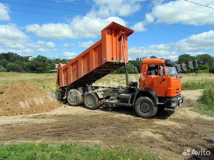 Вывоз грунта самосвалами