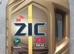 Масло моторное Zic X9 5w40 4 литра