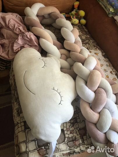 Бортики в кроватку комплект