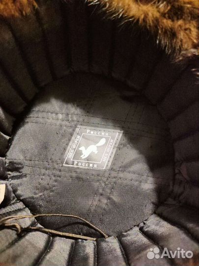 Норковая шапка мужская