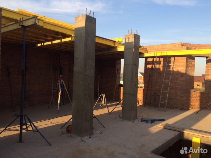 Опалубка в аренду. Монолитные работы