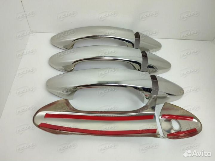 Накладки на дверные ручки Ford Fiesta 2009-2017