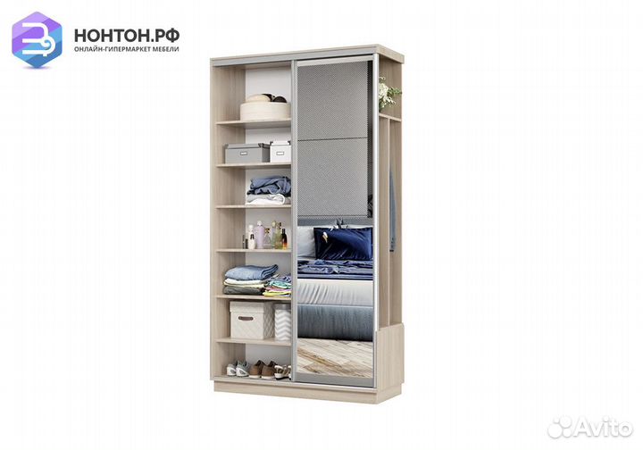 Прихожая-купе Анха мини ясень шимо светлый