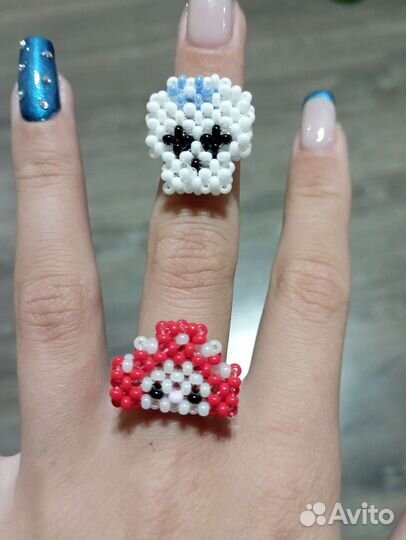 Кольца из бисера