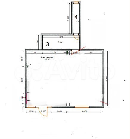 Офис/помещение свободного назначения, 81.6 м²