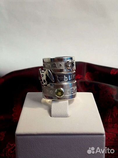 Серебряное кольцо Шкодливая зайка