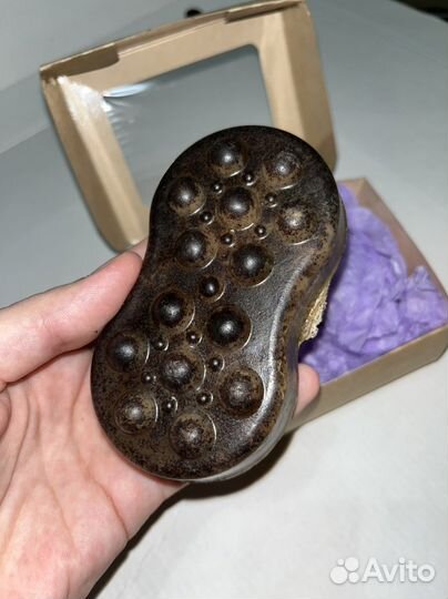 Массажное мыло с люфойи кофейным скрабом