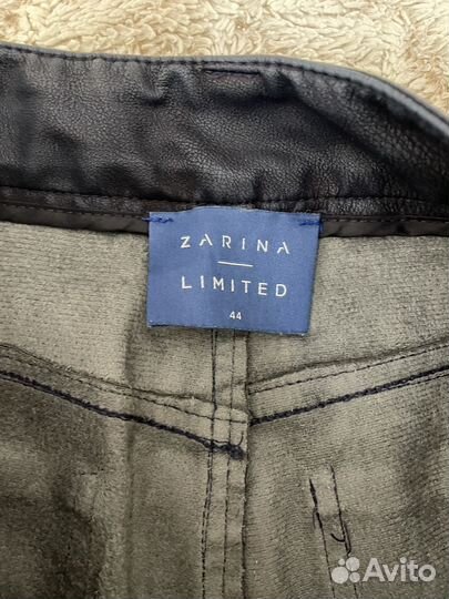 Брюки из искуственной кожи женские Zarina