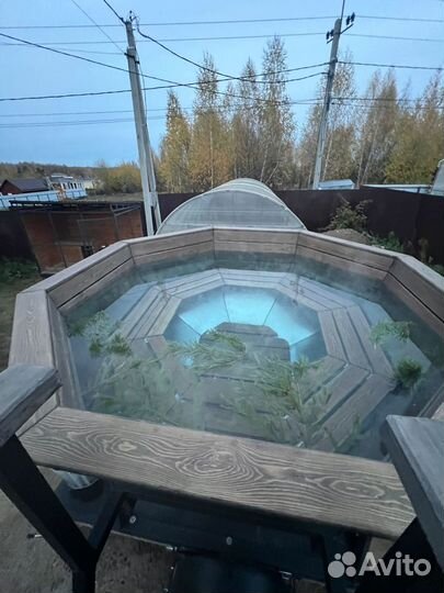 Банный чан на колесах