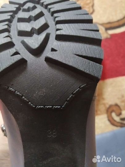 Сапоги кожаные