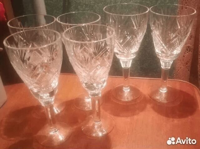 Фужеры хрусталь СССР, стаканы, подстаканники