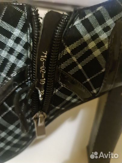 Ботильоны натуральная кожа 38