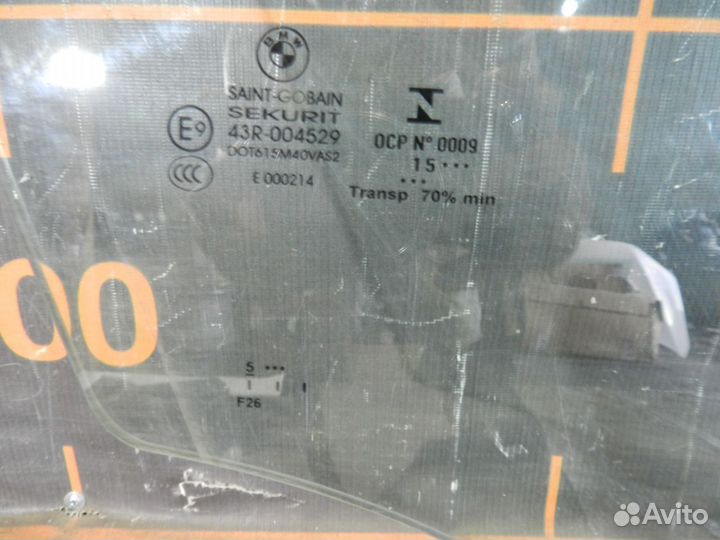 Стекло двери передней правой - BMW X4 F26