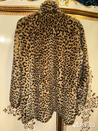 Искусственная шуба короткая zara