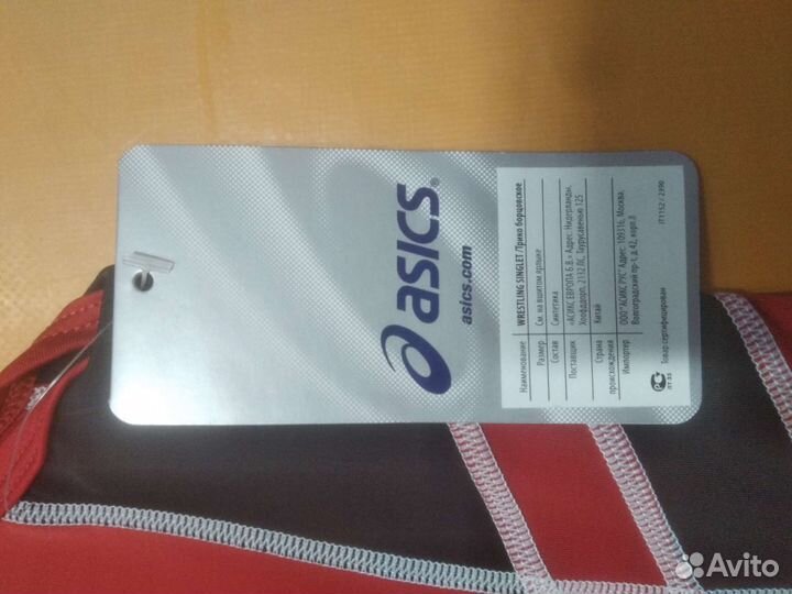 Борцовское трико asics
