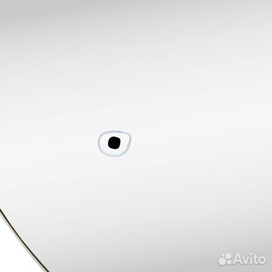 Зеркало для ванной Дижон с подсветкой 60x85 см цве