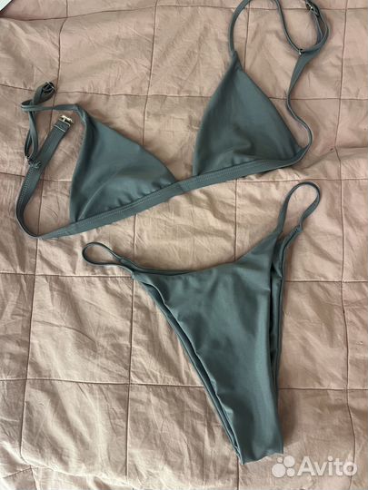 Купальник новый серый