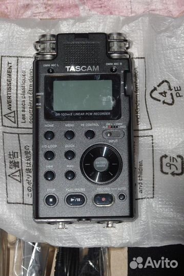 Професс. рекордер Tascam DR-100 mkii в комплекте