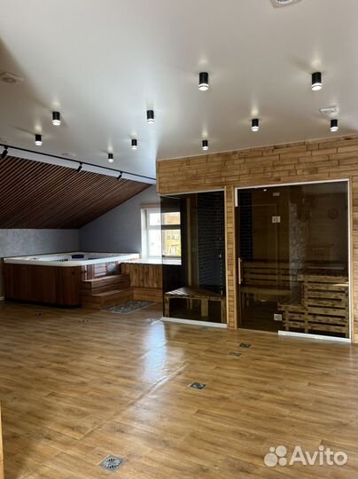 Баня сауна с бассейном