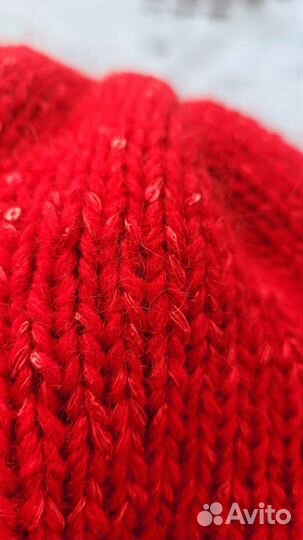 Чепчик женский с пайетками