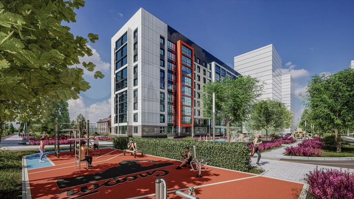 2-к. квартира, 45,3 м², 15/18 эт.